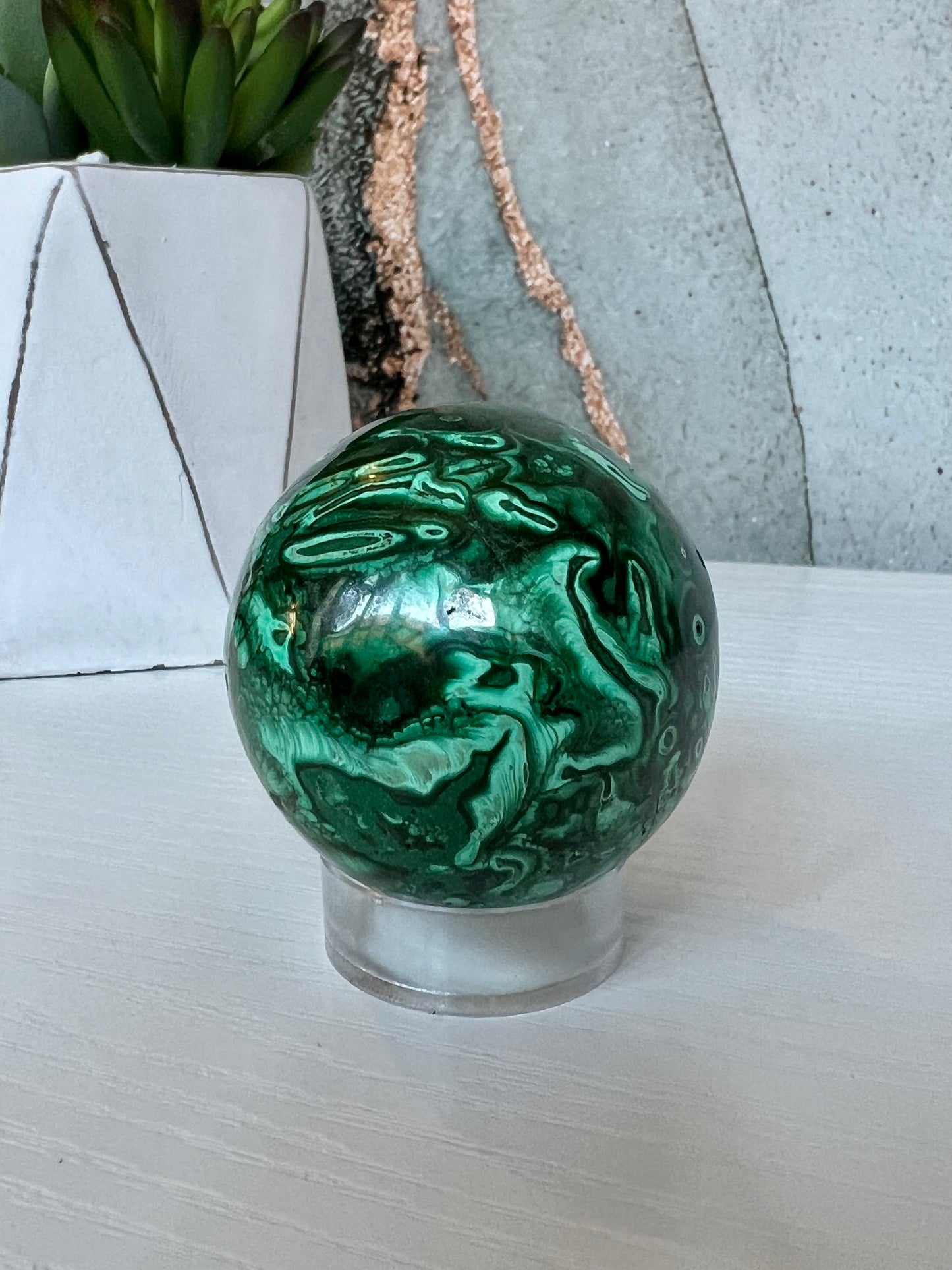 Malachite sphere (2)
