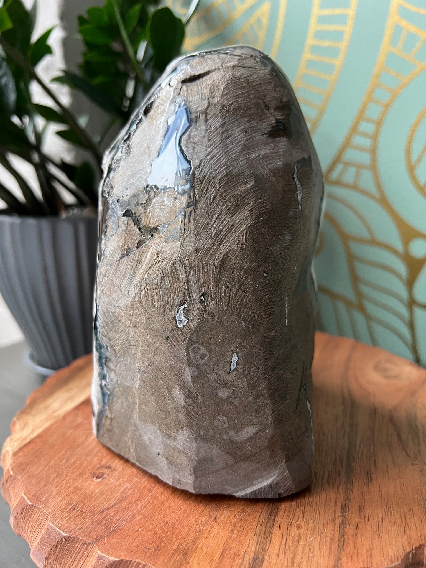 Amethyst with Calcite cut base (2)