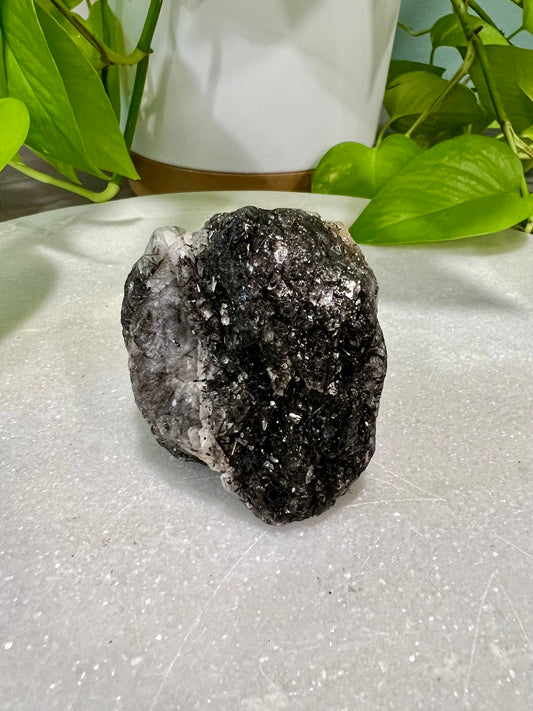 Black Tourmaline Elestial Quartz