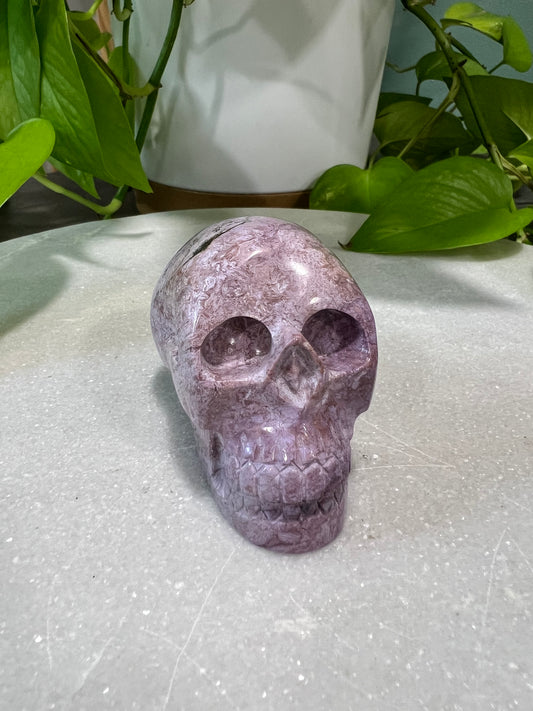 Lavender Jade skull