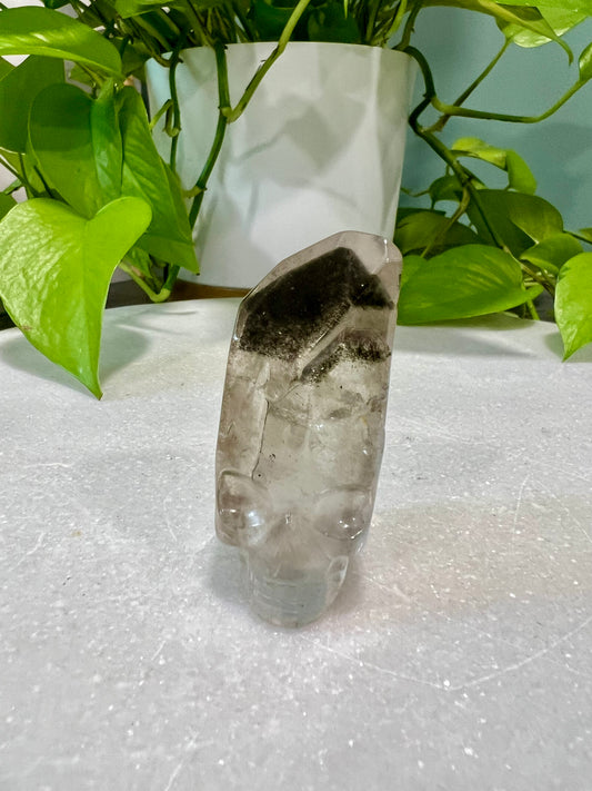 Chlorite Phantom Quartz Skull Generator