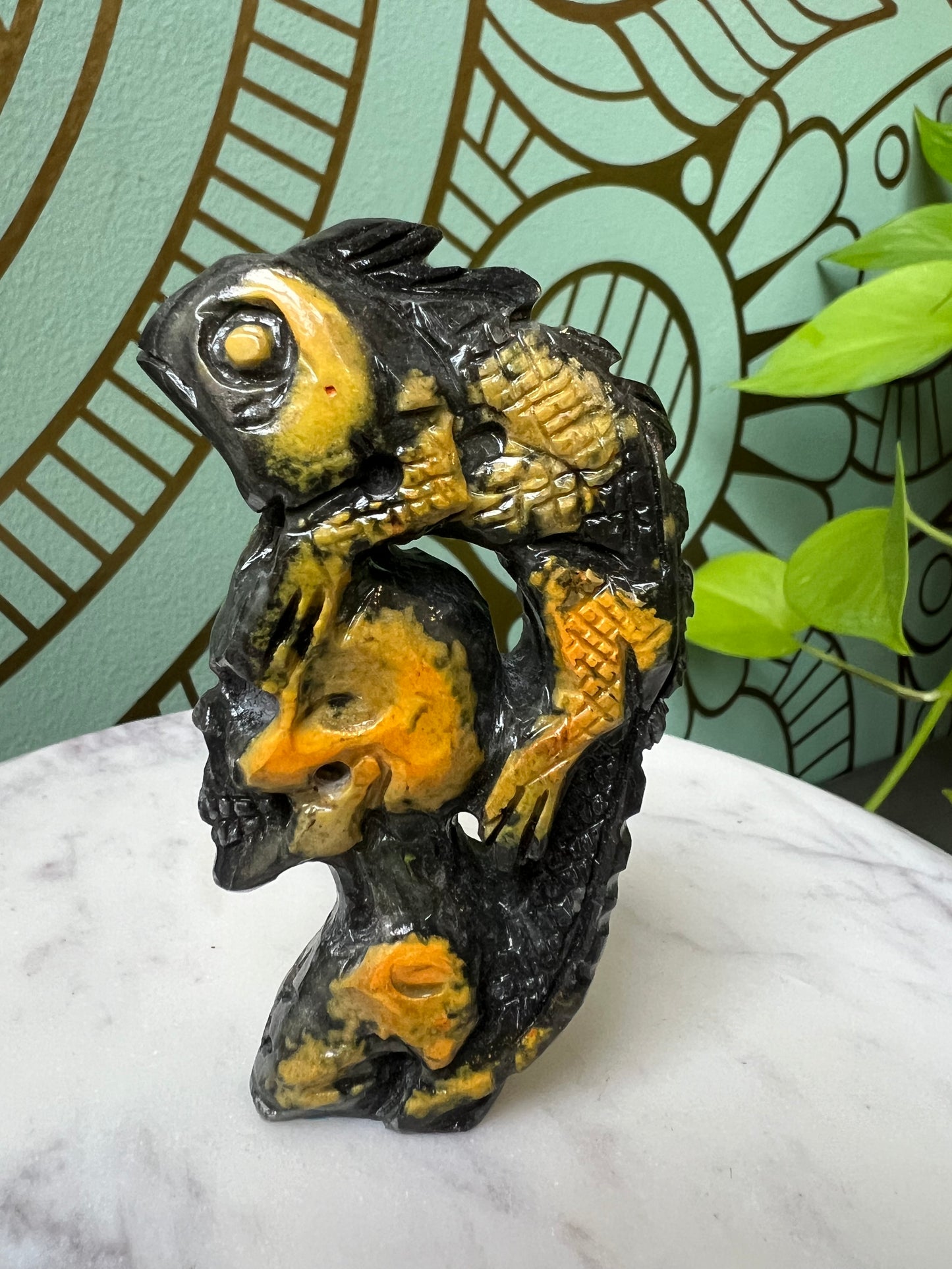 Bumblebee Jasper Carving
