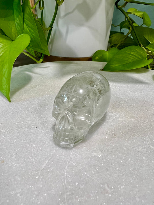 Chlorite Phantom Quartz Mayan Skull